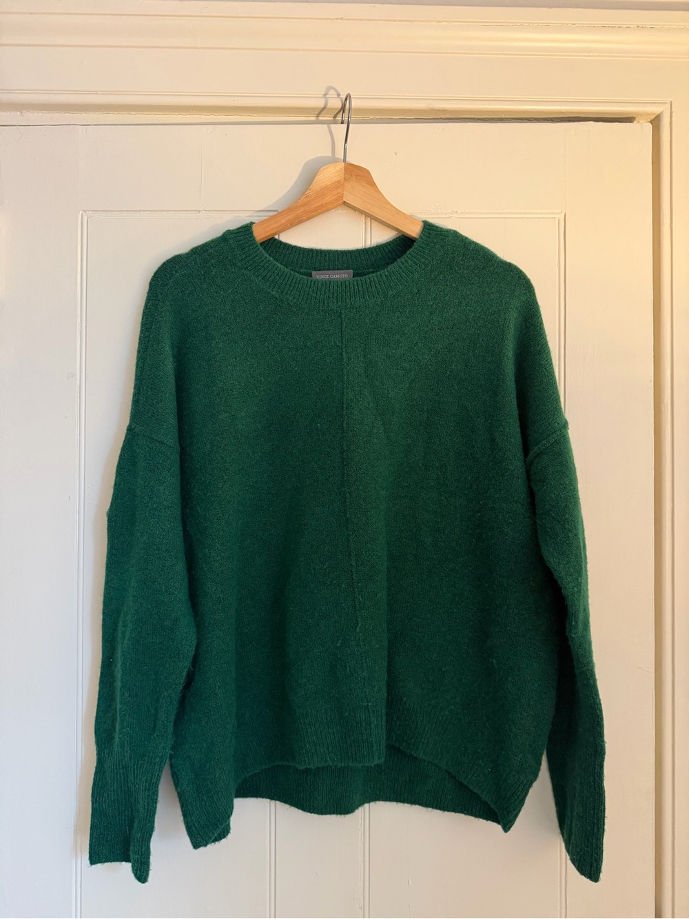 Green Crewneck Women's Sweater